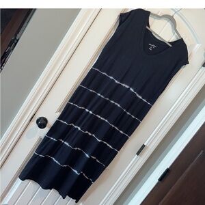 UNIVERSAL Threads black white casual midi dress XXL
